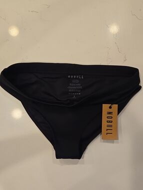 NOBULL Black Bikini Bottoms with Branded Hang Tag